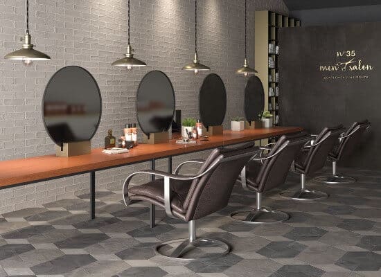 Floor and Wall Tiles for Hair Salon